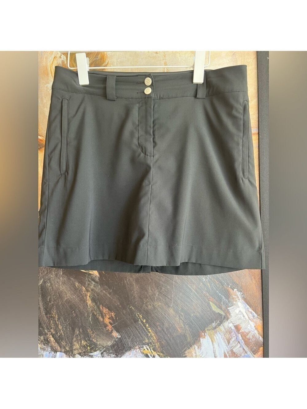 Nike Dri-Fit Golf Skirt Black Size 6